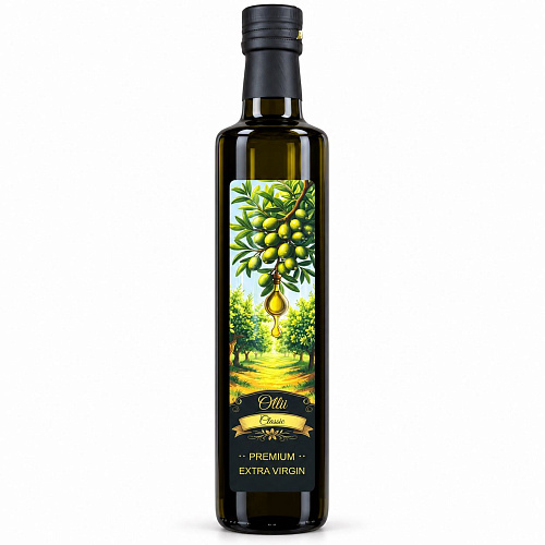 OLLII Оливковое масло 500 мл Premium Extra Virgin "CLASSIC"