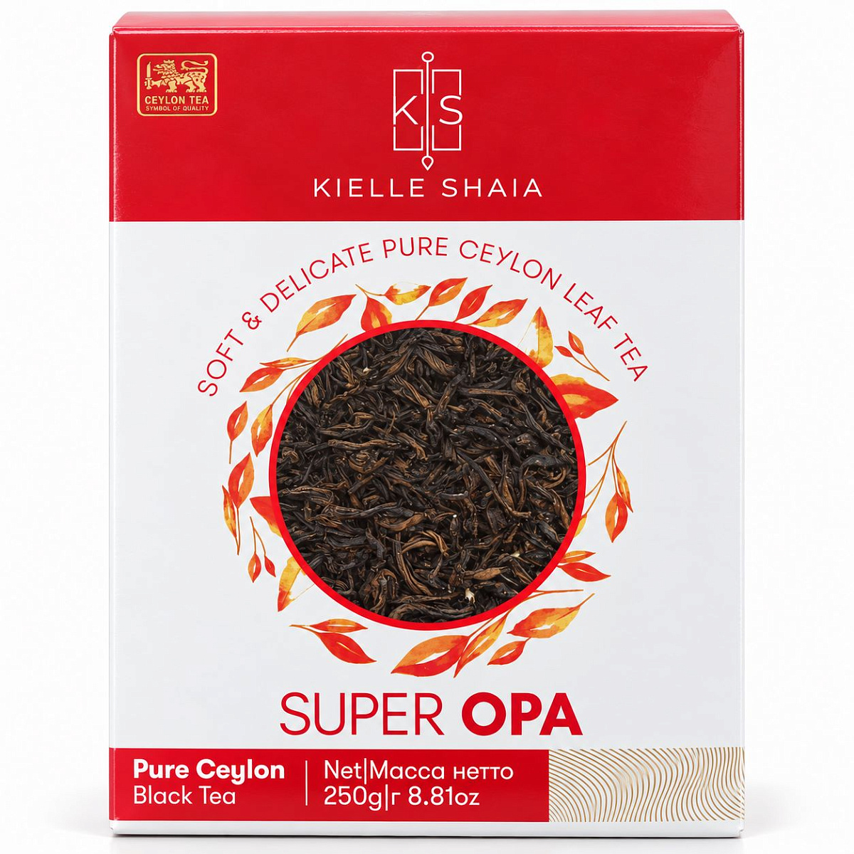 KIELLE SHALA 250 г Чёрный чай SUPER OPA