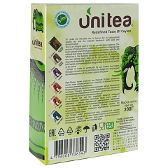 UNITEA черный чай 200 гр Бергамот (EARL GREY BLACK TEA)
