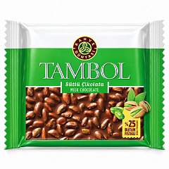 KAHVE DÜNYASI TAMBOL Молочный шоколад с фисташками 77 г