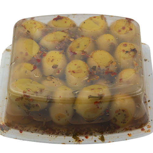 AGAOGLU Оливки колотые в соусе 170 гр калибровка 3XL (161-180 шт/кг), вакуумная упаковка