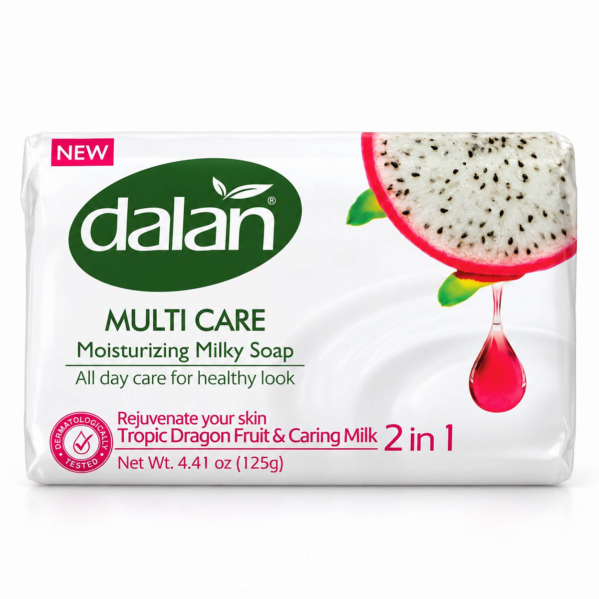 DALAN Мыло 150 г MULTI CARE Тропическая Питайя и Молоко