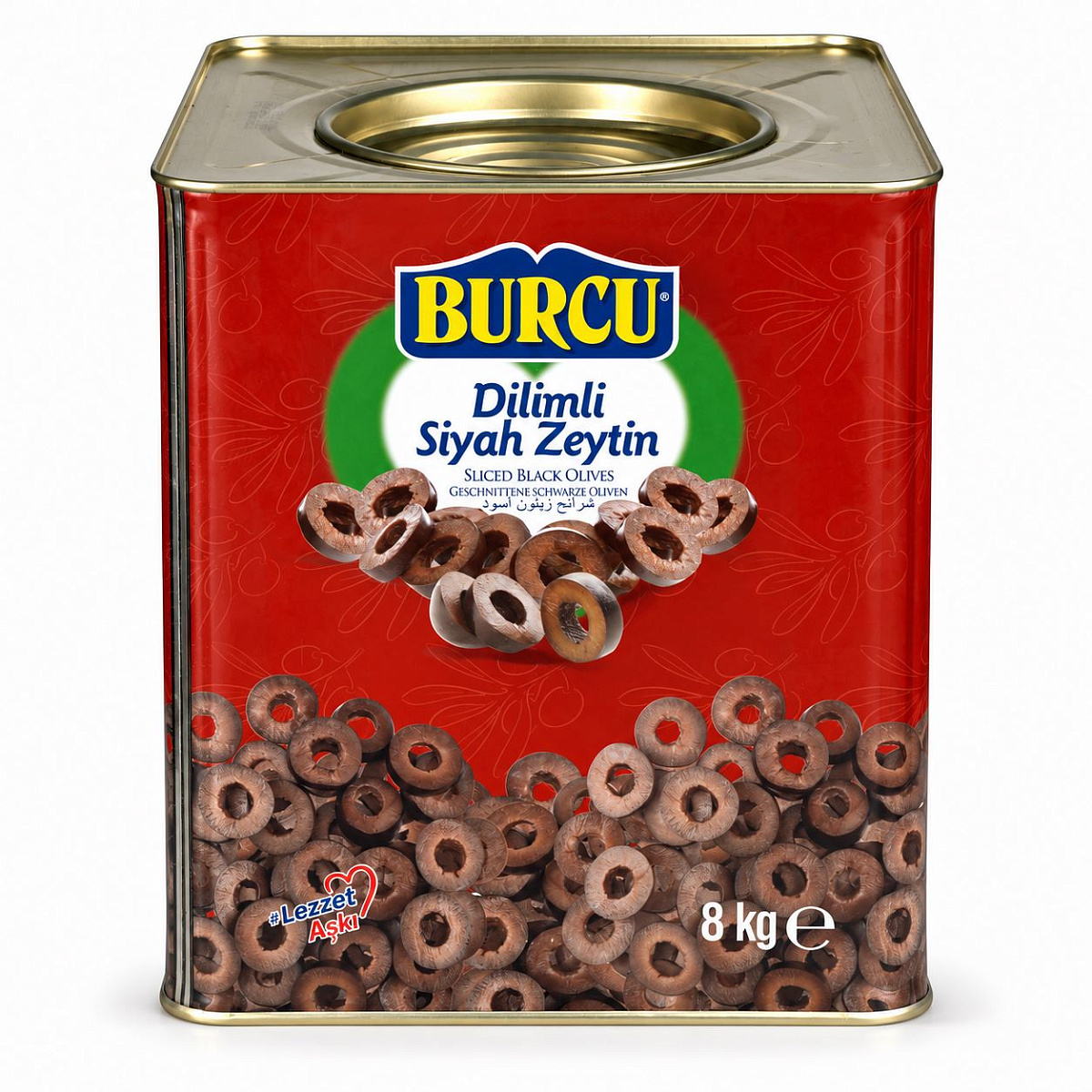 BURCU Маслины нарезанные 8 кг
