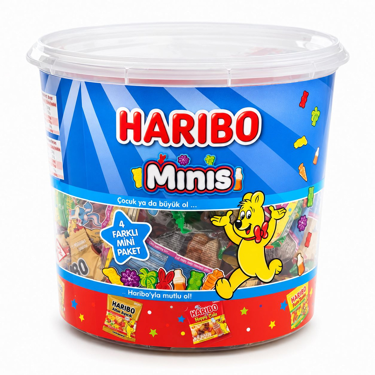 HARIBO Турция MINIS 100шт ведро Мармелад