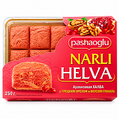 PASHAOGLU Халва арахисовая 250 г со вкусом граната