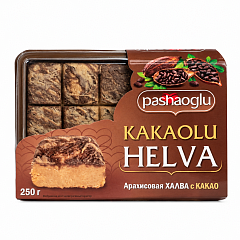PASHAOGLU Халва арахисовая 250 г с какао