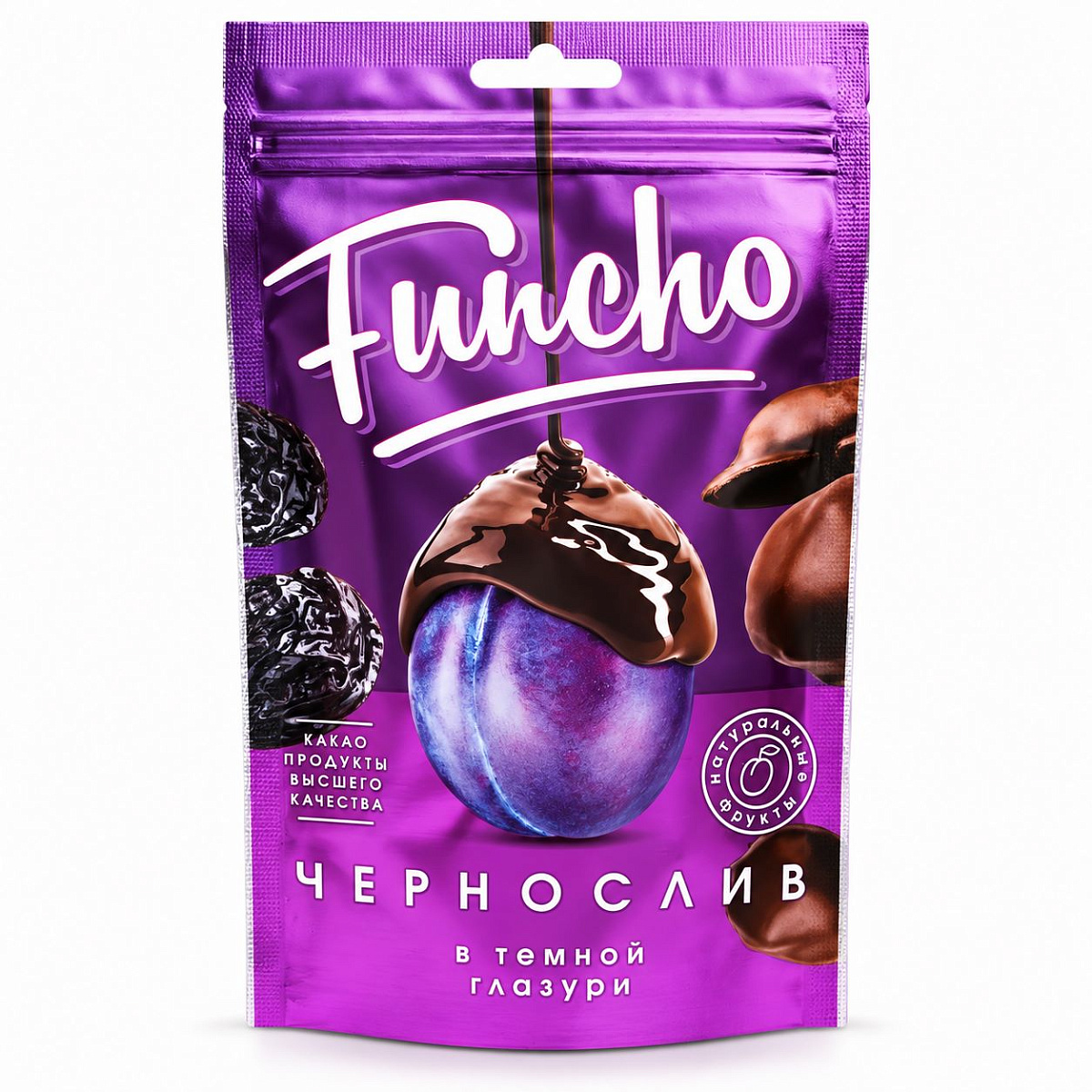 FUNCHO 100 г Чернослив в темной кондитерской глазури