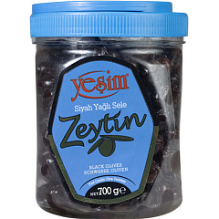 YESIM Вяленые маслины, классические, сочные 700 гр, калибровка M/S (231-290 шт/кг)