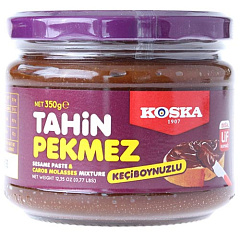 KOSKA Кунжутная паста и пекмез из плодов рожкового дерева 350 гр (TAHIN & KECI BOYNUZU PEKMEZI 1/12)