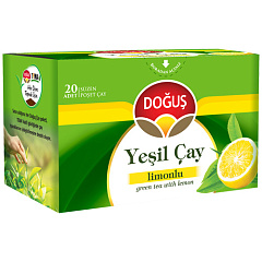 DOGUS Зелёный чай с лимоном 20 пакетиков