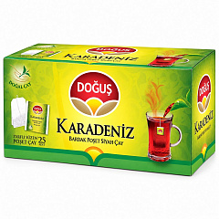DOGUS 25 пакетиков. Чёрный чай KARADENIZ