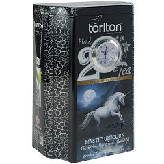 TARLTON 20 ж\б часы 200 гр черный чай "Мистический Единорог" (MYSTIC UNICORN PREMIUM QUALITY BLACK TEA)