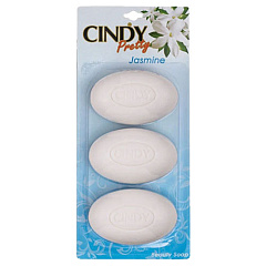 CINDY Мыло цветочное питательное Жасмин 270гр (блистер с подвесом 90гр*3шт)