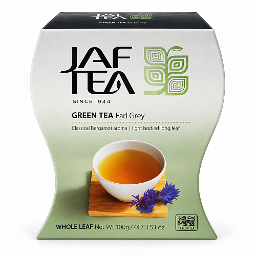 JAF TEA Чай зелёный с бергамотом 100 г