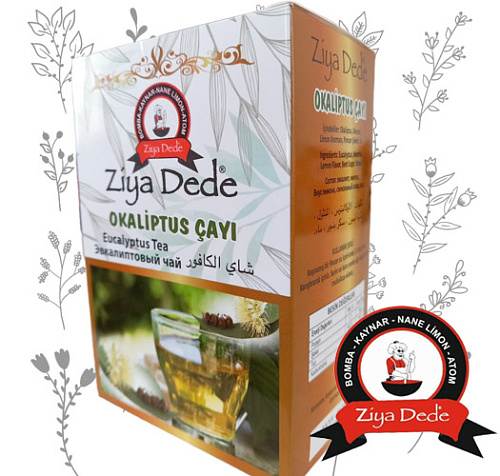 ZIYA DEDE Эвкалиптовый чай прессованный в кубиках 150 гр