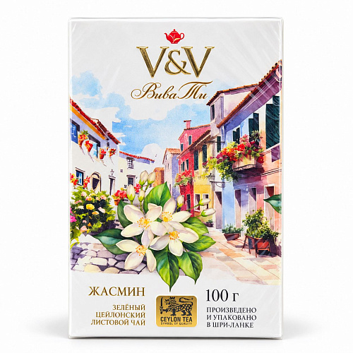 VIVA TEA Зелёный чай 100 г с жасмином