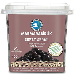 MARMARABIRLIK Серия SEPET, калибровка М, 400 гр, вяленые маслины