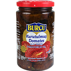 BURCU Вяленые помидоры 300 гр сушеные на солнце, в масле (KURUTULMUS DOMATES 1/12)