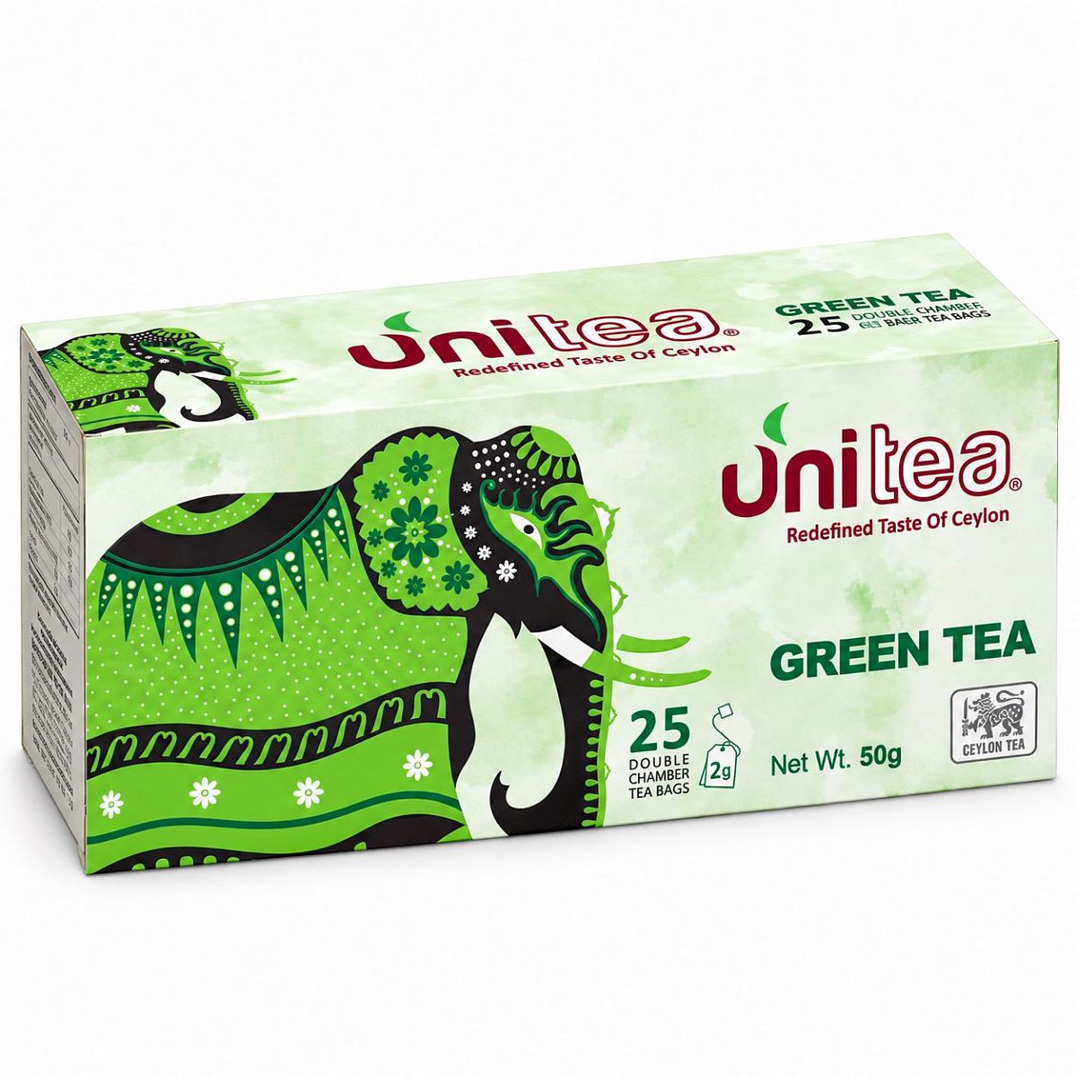 UNITEA 25 пакетиков. Зелёный чай