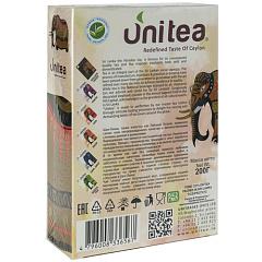 UNITEA черный чай 200 гр СУПЕР ПЕКОЕ (SUPER PEKOE BLACK TEA)
